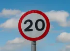 20mph sign 