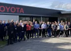 Toyota - people standing outside