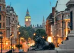 Trafalgar Square and Big Ben - London 