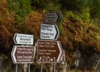 Roads signs in English and Welsh 