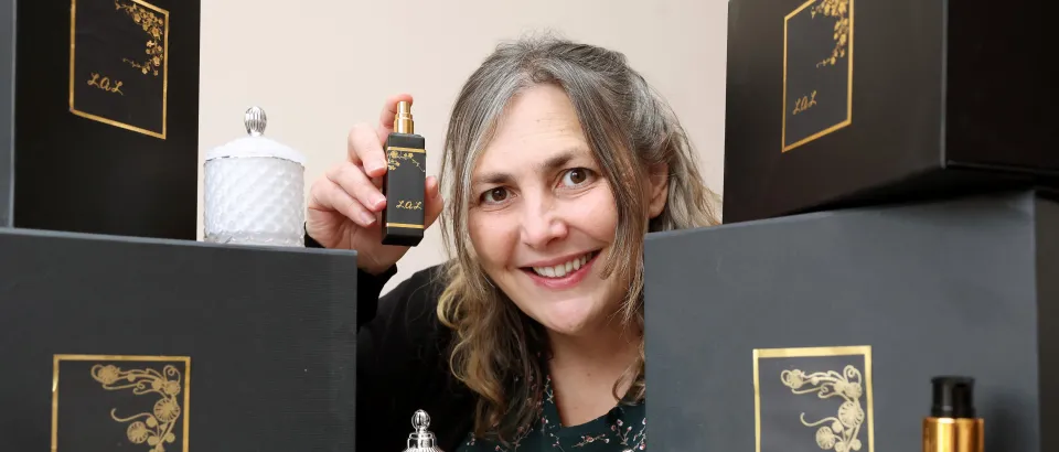 Fiona Stephens of LAL Fragrance 